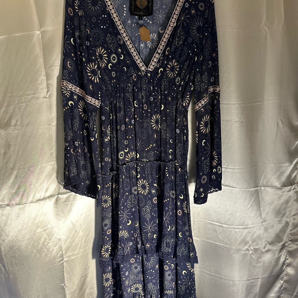 Z&L Europe Astro maxi dress